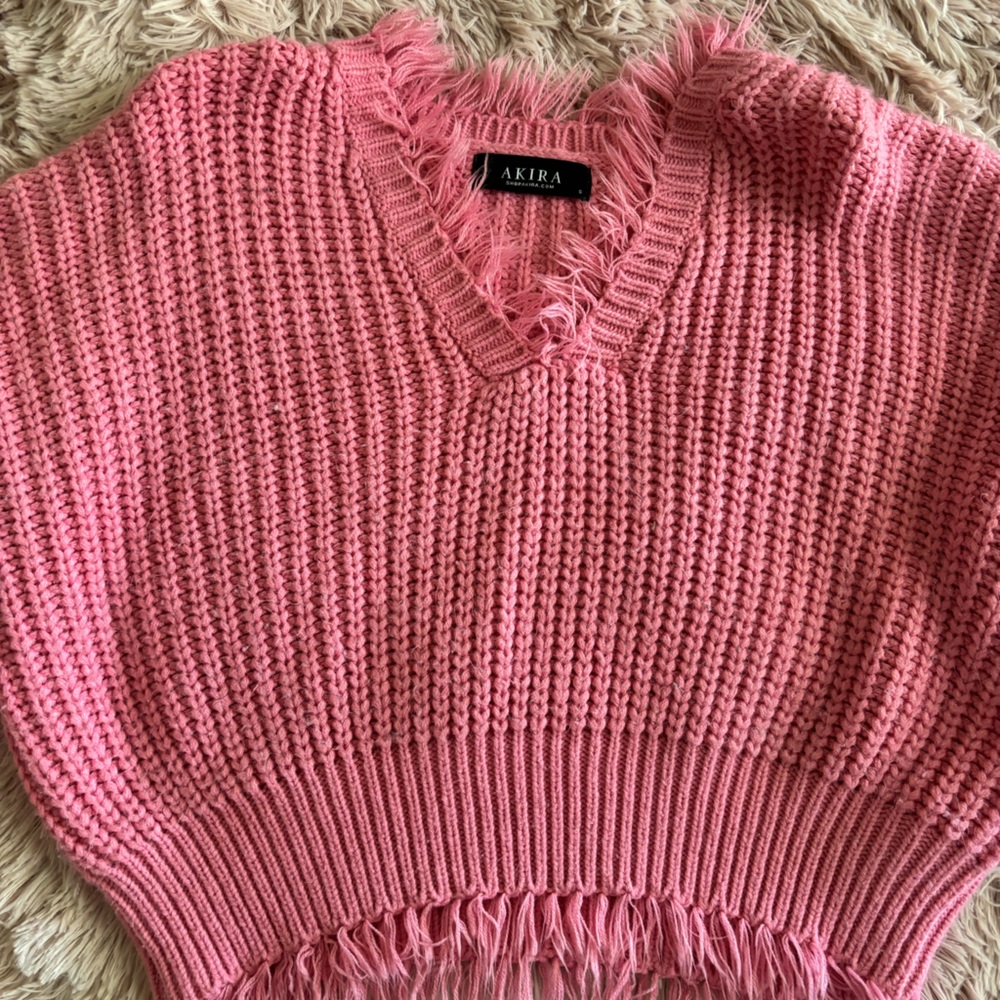 Pink sweater